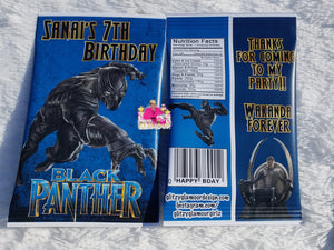 Black Panther Chip Bag