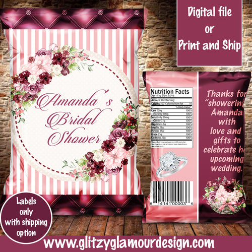 Bridal Shower Chip Bag
