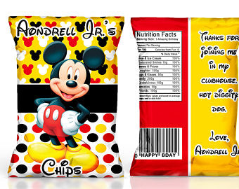 Mickey Mouse Chip Bag