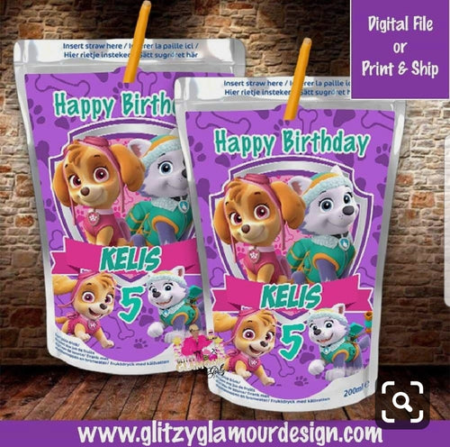 Skye Paw Patrol Capri Sun