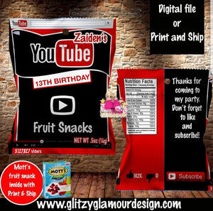 YouTube fruit snacks