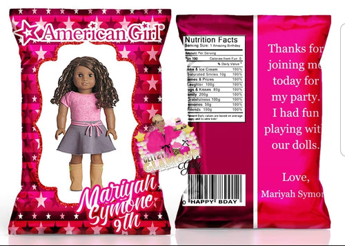 AA American Girl Chip Bag