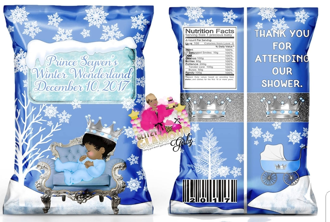 Winter Wonderland Prince Chip Bag