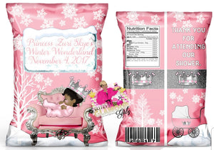 Winter Wonderland Princess Chip Bag