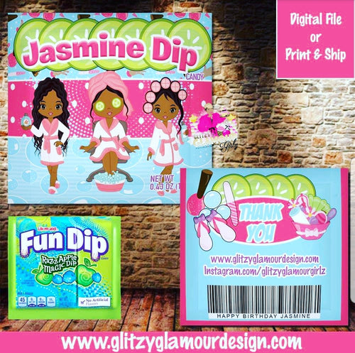 Spa Party Fun Dip candy