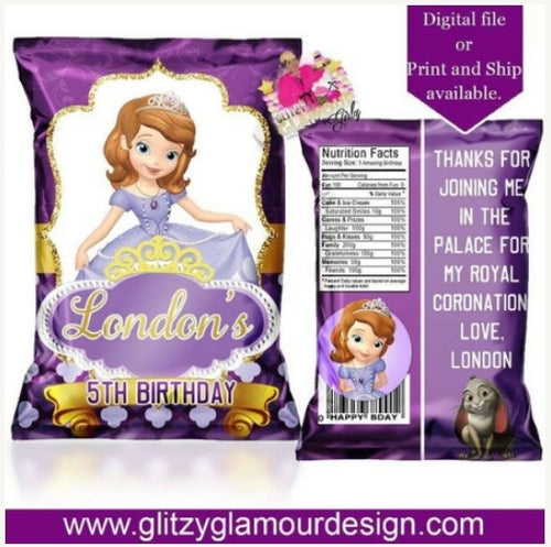 Sofia the 1st Chip Bag