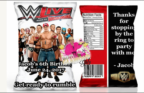 WWE Chip Bag