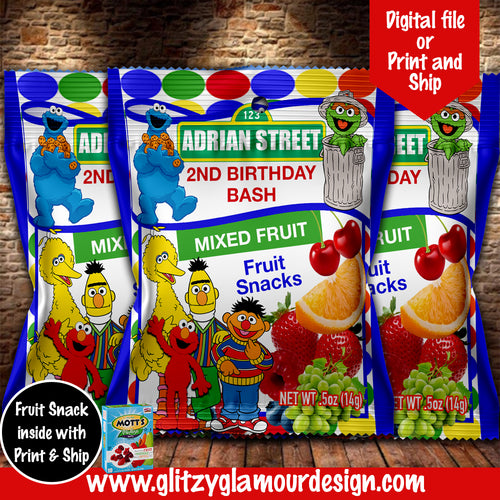 Sesame Street fruit snacks