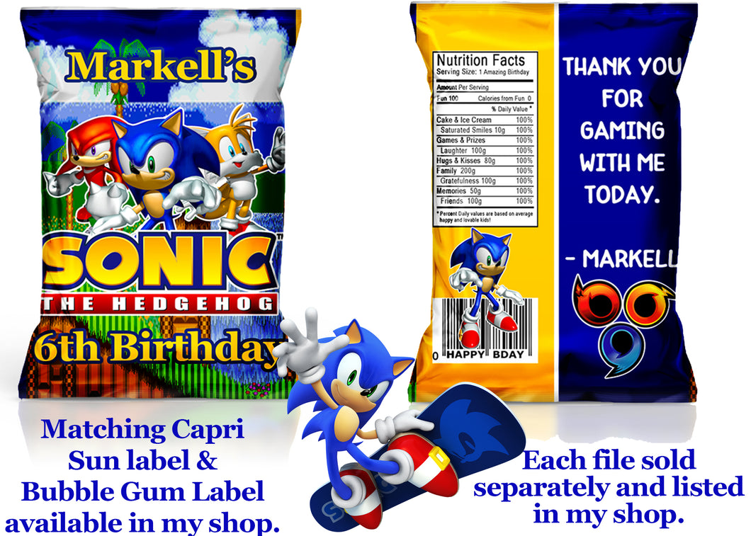 Sonic Chip Bag