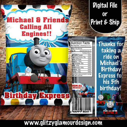 Thomas the Train Chip Bag