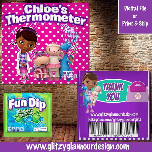 Doc Mcstuffins Fun Dip candy