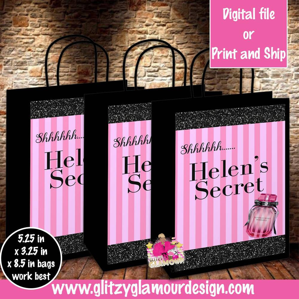 Victoria's Secret gift bag – Glitzy Glamour Designs