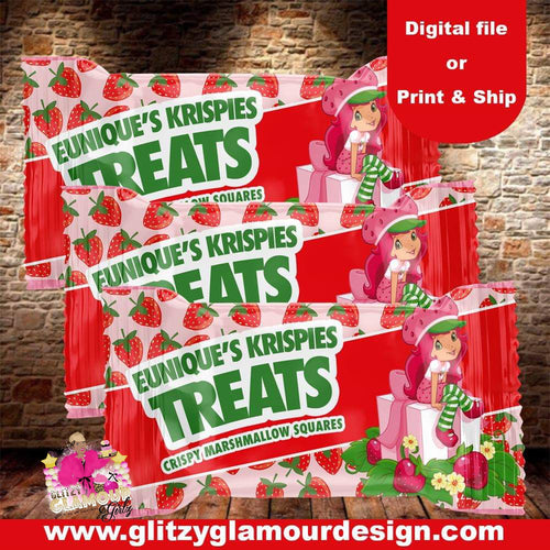 Strawberry Shortcake Rice Krispies