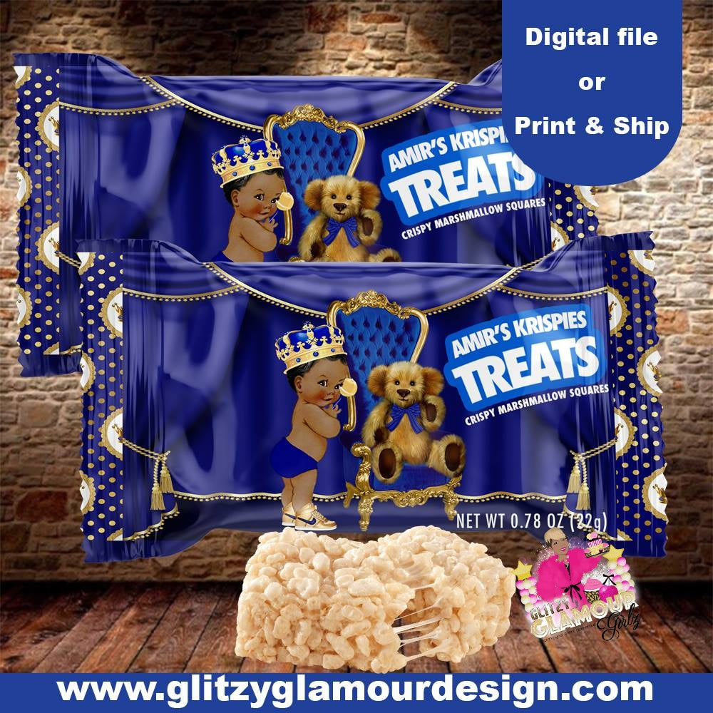 Royal Prince Rice Krispies – Glitzy Glamour Designs