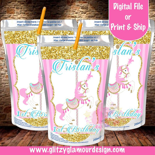 Single Horse Carousel Capri Sun