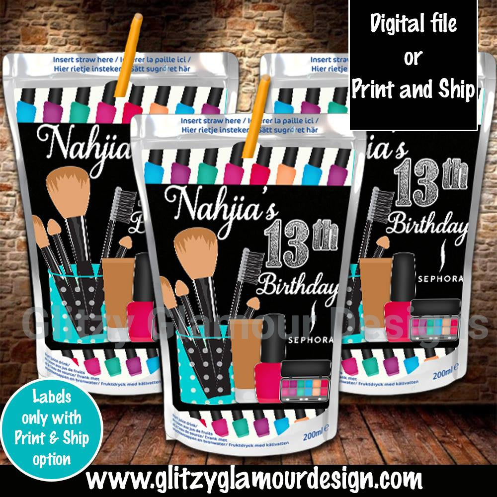 Makeup Capri Sun – Glitzy Glamour Designs