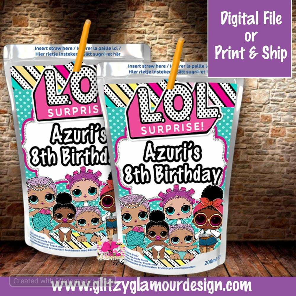 LOL Surprise Capri Sun – Glitzy Glamour Designs - Main Image